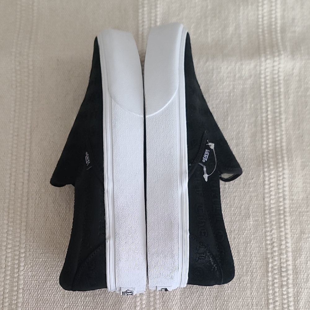 Vans Leather Black Slip-On Sneakers - Picture 7 of 8